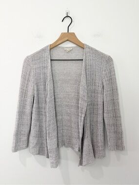 Eileen Fisher Women’s 100% Organic Linen Open Front Cardigan Size Small